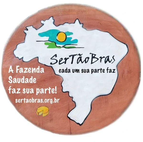 Placa de madeira decorativa SerTãoBras